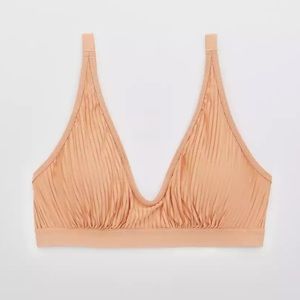 Aerie Striped Mesh Scoop Bralette